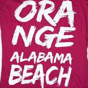 Hot pink Orange Beach Alabama exist Top